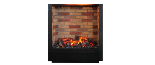 Mystic Fires RF 20 insert with brick-effect