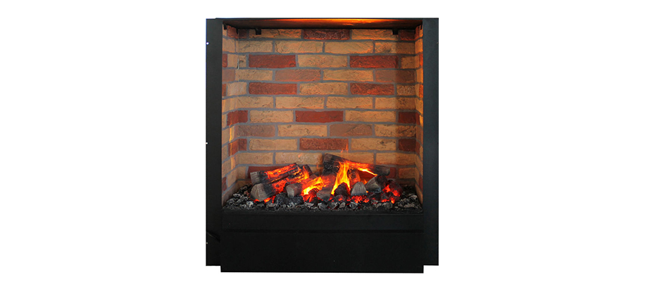 Mystic Fires RF 20 insert with brick-effect